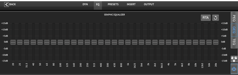 Midas - MR18 - M AIR für iPad - Main EQ - Schritt 2 M AIR für iPad - Main EQ - Schritt 2