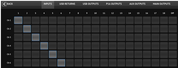 Midas - MR18 - M AIR für iPad - Routing M AIR für iPad - Routing