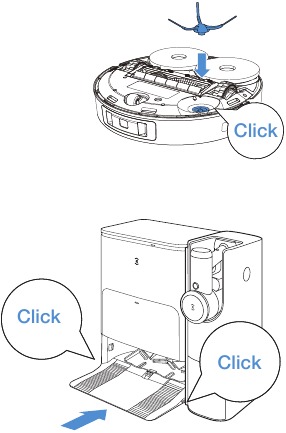 ECOVACS - DEEBOT T30S COMBO COMPLETE - Schnellstart - Installation - Schritt 1 Schnellstart - Installation - Schritt 1
