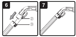 Vacmaster - VK809PWR 0201 - TEPPICH-/POLSTERREINIGUNGSBETRIEB - Schritt 1 TEPPICH-/POLSTERREINIGUNGSBETRIEB - Schritt 1
