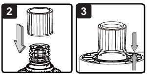 Vacmaster - VK809PWR 0201 - TROCKENSAUGBETRIEB - Schritt 1 TROCKENSAUGBETRIEB - Schritt 1