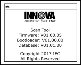 Firmware-Bildschirm