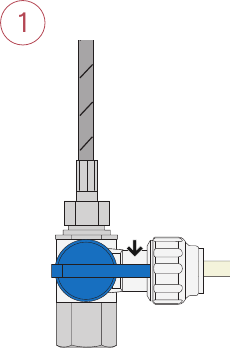 Wasser einschalten