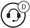 Ein Jog Dial Symbol, das einen einzelnen Tipp darstellt.