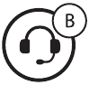 Ein Jog Dial Symbol, das einen dreifachen Tipp darstellt.