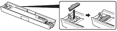 Canon - LK-72 - Anbringen des Akkus am Drucker - Schritt 1 Anbringen des Akkus am Drucker - Schritt 1