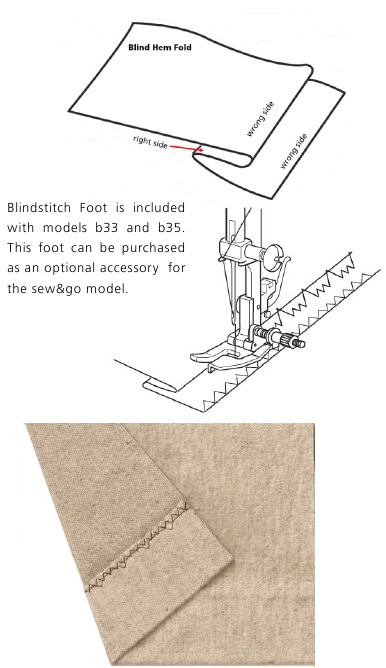 Bernette - sew&go - BLINDSAUM BLINDSAUM