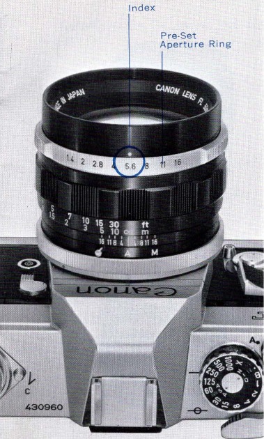 Canon - FT - Blendeneinstellung - Schritt 1 Blendeneinstellung - Schritt 1
