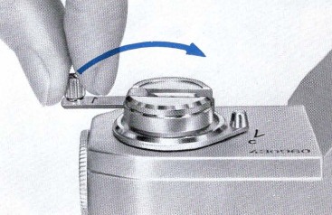 Canon - FT - Film zurückspulen - Schritt 2 Film zurückspulen - Schritt 2
