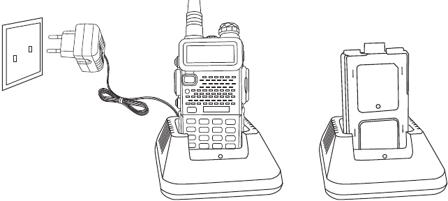 BAOFENG - UV-5R Pro - AKKULADUNG AKKULADUNG