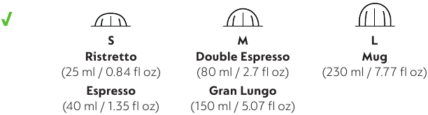 Nespresso - VERTUO PLUS - Kapselkompatibilität Kapselkompatibilität