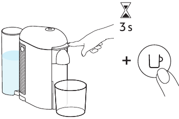 Nespresso - VERTUO PLUS - Entkalkung - Schritt 7 - Entkalkungsmodus verlassen Entkalkung - Schritt 7 - Entkalkungsmodus verlassen