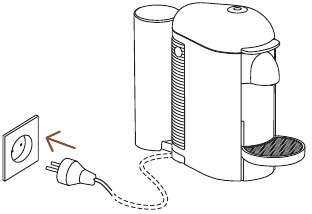 Nespresso - VERTUO PLUS - Öffnen/Schließen - Schritt 1 Öffnen/Schließen - Schritt 1