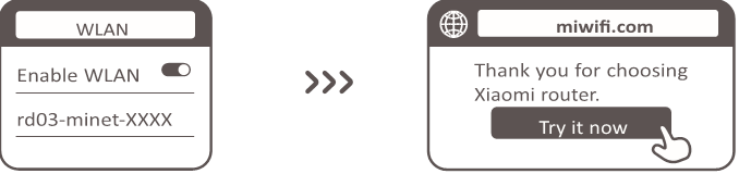 Xiaomi - AX3000T - Netzwerk konfigurieren - Schritt 1 Netzwerk konfigurieren - Schritt 1