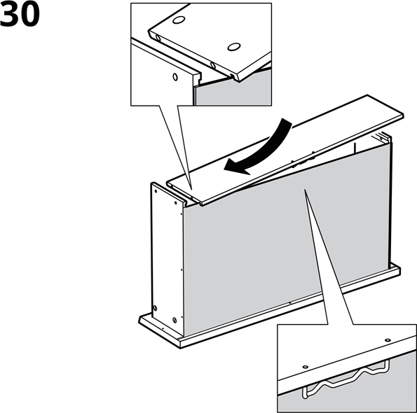 IKEA - MALM - MONTAGE - Schritt 23 MONTAGE - Schritt 23