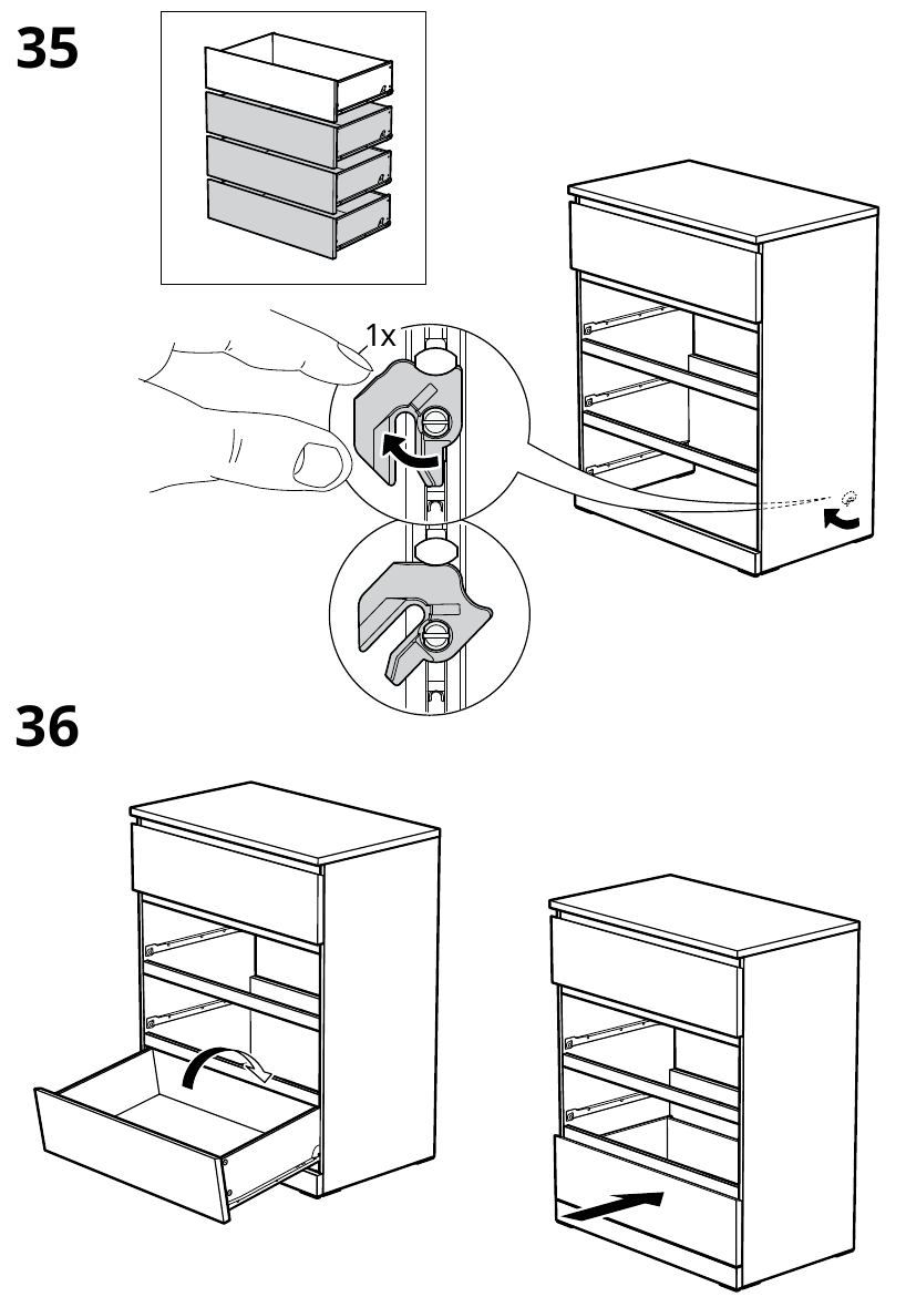IKEA - MALM - MONTAGE - Schritt 27 MONTAGE - Schritt 27