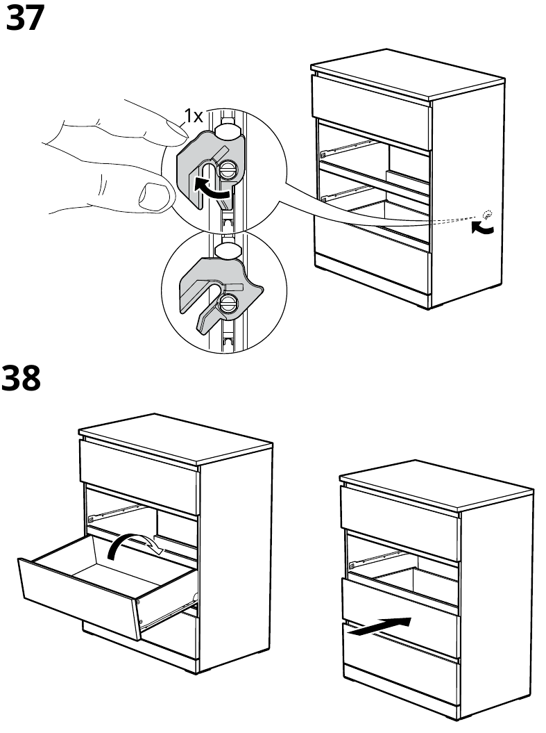 IKEA - MALM - MONTAGE - Schritt 28 MONTAGE - Schritt 28