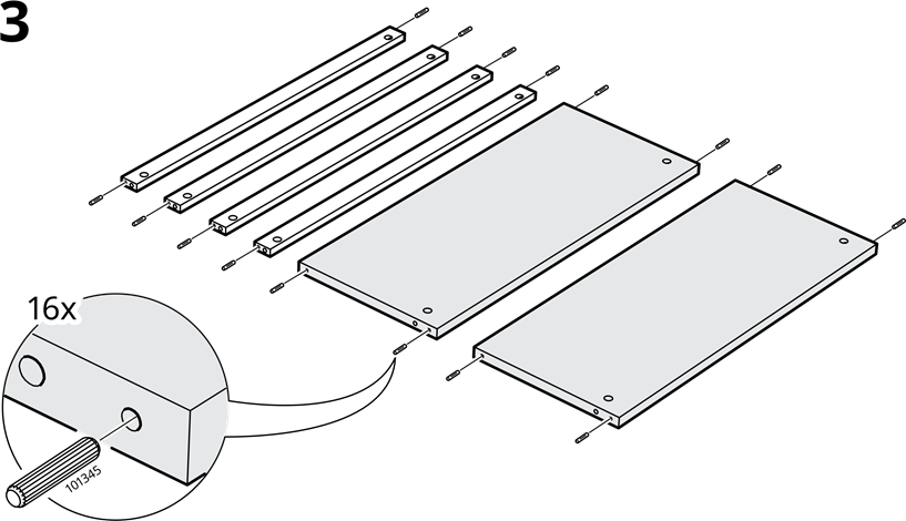 IKEA - MALM - MONTAGE - Schritt 3 MONTAGE - Schritt 3