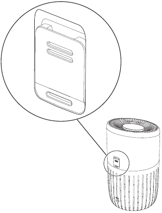 Bosch - Air 4000 - Reinigung des Partikelsensors - Schritt 1 Reinigung des Partikelsensors - Schritt 1
