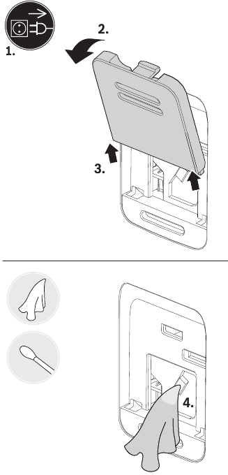 Bosch - Air 4000 - Reinigung des Partikelsensors - Schritt 2 Reinigung des Partikelsensors - Schritt 2