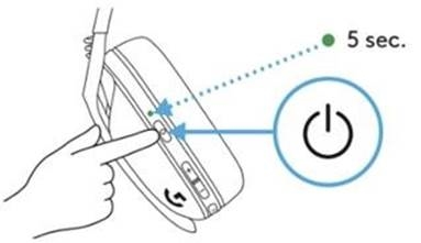 Logitech - G435 LIGHTSPEED - Akkustand überprüfen - Schritt 1 Akkustand überprüfen - Schritt 1