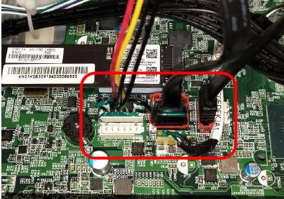Acer - TC-1780 - HDD-Entfernung - Schritt 1 - Trennen Sie das SATA-Kabel HDD-Entfernung - Schritt 1 - Trennen Sie das SATA-Kabel