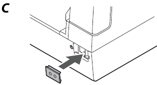 Epson - TM-H6000IV - Zum Anbringen der Abdeckung Zum Anbringen der Abdeckung