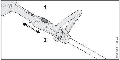 Stihl - FSE 52 - Schaftlänge einstellen Schaftlänge einstellen