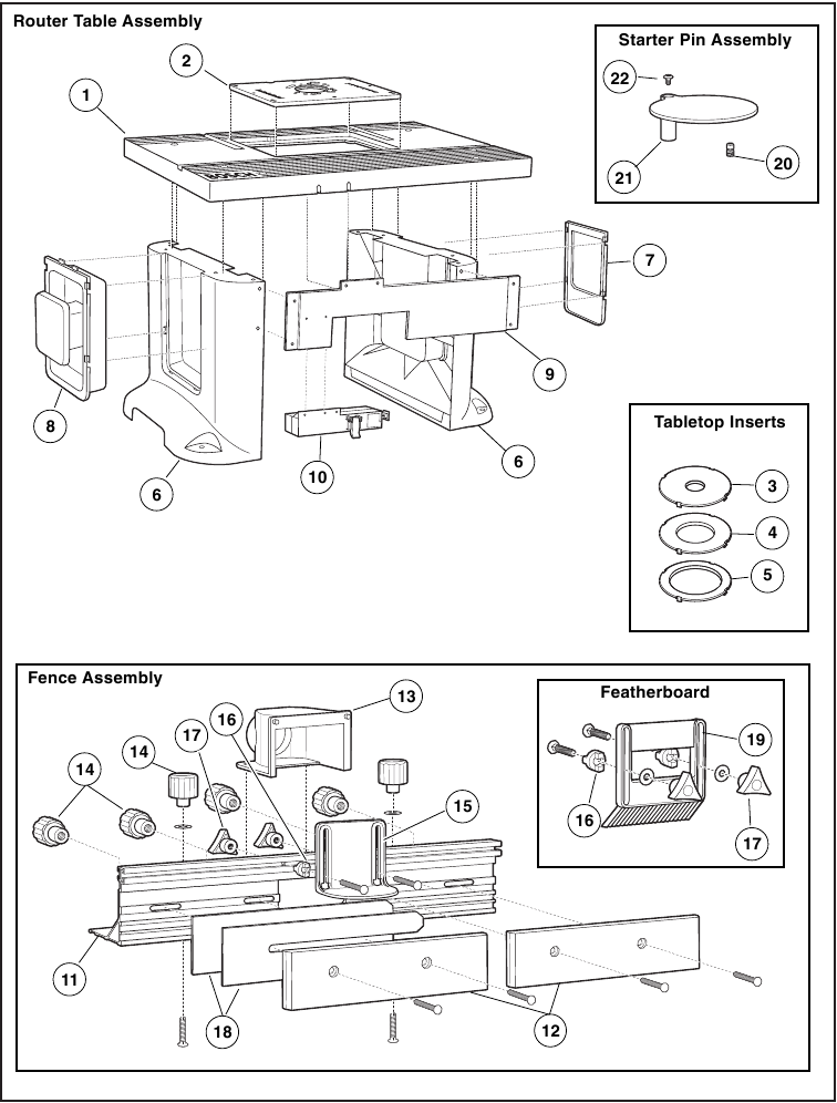 Bosch - RA1181 - Teileliste - Teil 1 Teileliste - Teil 1