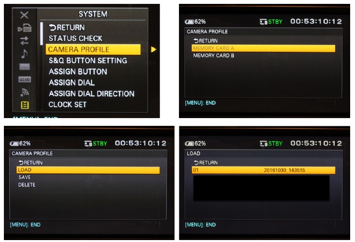 Sony - PXW-FS5 - Speicherkarten formatieren - Schritt 2 Speicherkarten formatieren - Schritt 2