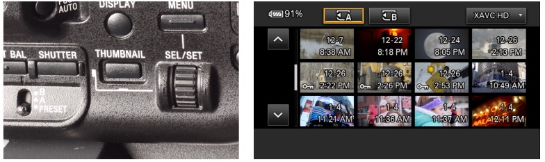 Sony - PXW-FS5 - Wiedergabe Wiedergabe