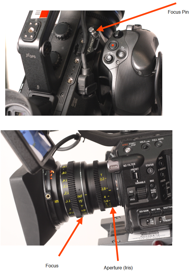 Sony - PXW-FS5 - Steuerung von Festbrennweiten Steuerung von Festbrennweiten