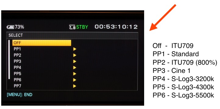 Sony - PXW-FS5 - USC Bildprofile USC Bildprofile