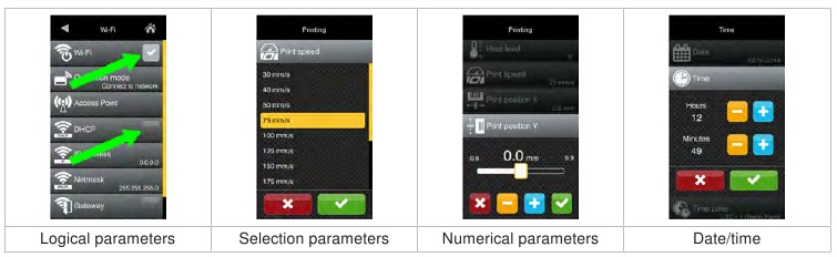 cab - SQUIX - Beispiele für die Parametereinstellung Beispiele für die Parametereinstellung
