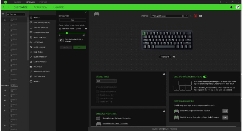RAZER - HUNTSMAN V3 PRO MINI - TASTATUR - Anpassen - Schritt 3 TASTATUR - Anpassen - Schritt 3