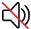 Stumm-Alarm-Symbol