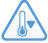 Temperatur zu niedrig-Symbol