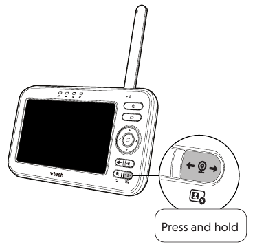 VTech - VM5463 - Bildschirm ausschalten Bildschirm ausschalten