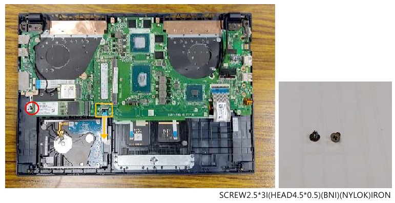 Asus - X571 Serie - HDD- & SSD-Modul-Entfernung - Schritt 1 HDD- & SSD-Modul-Entfernung - Schritt 1