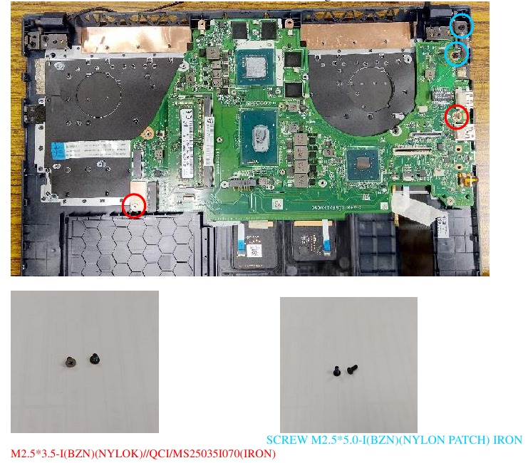 Asus - X571 Serie – Entfernen der Hauptplatine – Schritt 2 Entfernen der Hauptplatine – Schritt 2