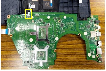 Asus - X571 Serie – Entfernen der Hauptplatine – Schritt 3 Entfernen der Hauptplatine – Schritt 3