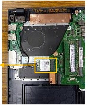 Asus - X571 Serie – Wireless-Modul – Schritt 2 Wireless-Modul – Schritt 2