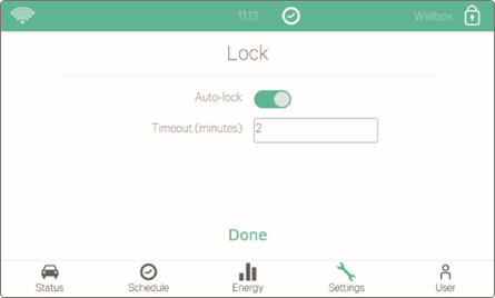 Wallbox - COMMANDER - SPERRE SPERRE