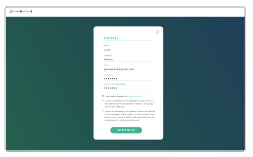 Wallbox - COMMANDER - myWallbox Portal - Schritt 2 myWallbox Portal - Schritt 2