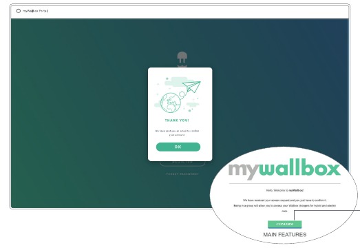 Wallbox - COMMANDER - myWallbox Portal - Schritt 3 myWallbox Portal - Schritt 3