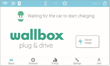 Wallbox - COMMANDER - STATUS - VERBUNDEN - Schritt 1 STATUS - VERBUNDEN - Schritt 1