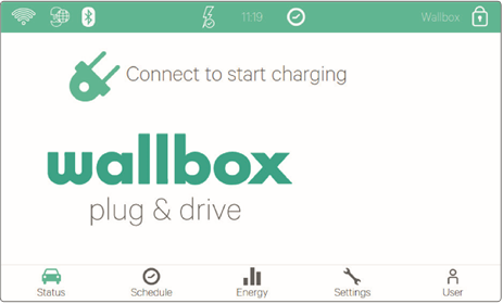 Wallbox - COMMANDER - STATUS - BEREIT STATUS - BEREIT
