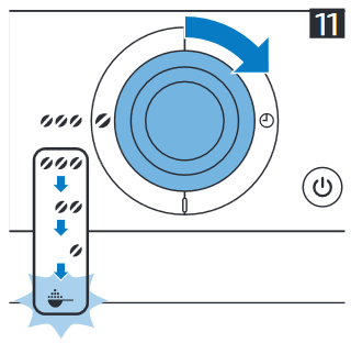 Philips - HD7769 - Kaffeemaschine spülen - Schritt 5 Kaffeemaschine spülen - Schritt 5