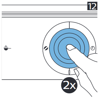 Philips - HD7769 - Kaffeemaschine spülen - Schritt 6 Kaffeemaschine spülen - Schritt 6