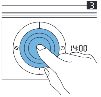 Philips - HD7769 - Uhr einstellen - Schritt 2 Uhr einstellen - Schritt 2